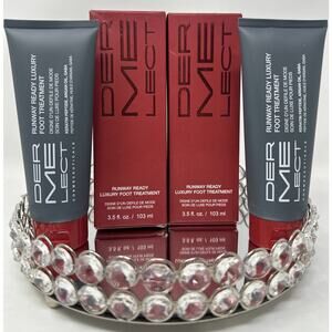 (2) Dermelect Runway Ready Luxury Foot Restorative Exfoliating Treatment 3.5oz G